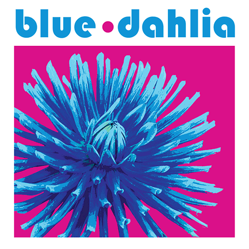Blue Dahlia Art